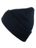 C.C Unisex Plain Cuff Skull Cap Winter Knit Beanie Hat