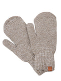 D&Y Women's Soft Cozy and Warm Fuzzy Lining Two Tone Mittens