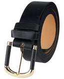 Eurosport Women's Slim Bonded Leather Casual Belt with 2 Tone Buckle