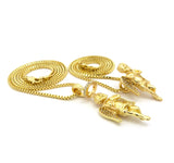 Angel Pendant Set w/ Chain Necklace