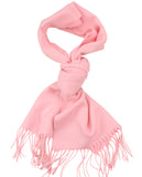 D&Y Unisex Classic Softer Than Cashmere Plain Fringe End Scarf
