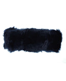NYfashion101 Women's Inner Fleece Lined Faux Fur Ear Warmer Winter Headband - Navy