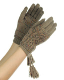 NYfashion101 Exclusive Colorful Confetti Removable Hand Warmer Winter Gloves