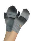 NYfashion101 Exclusive Unisex Two Tone Convertible Flip Glove Mittens