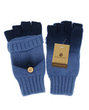 NYfashion101 Exclusive Unisex Two Tone Convertible Flip Glove Mittens