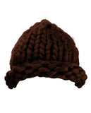 Solid Color Handmade Big Chunky Loop Helsinski Hat Beanie