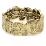 Women's Wavy Textured Fashion Stretch Bracelet