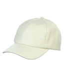 NYFASHION101 Soft PU Leather Perforated Precurved Baseball Cap