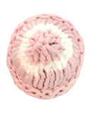 Two Tone Single Strip Handmade Big Loop Helsinski Hat Beanie
