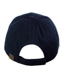 C.C Women's Glitter Star Cut Design Cotton Adjustable Precurved Baseball Cap Hat